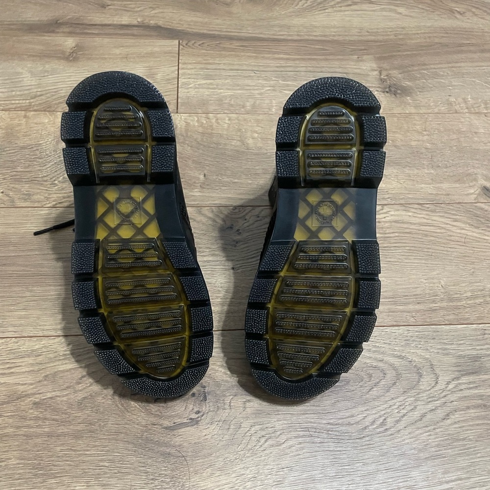 Dr. Martens Dark Brown Combat Boots - Picture 3 of 4